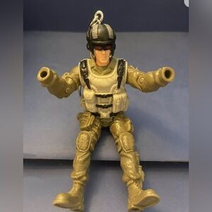 Soldier Action Figure with Tactical Gear Keychain​